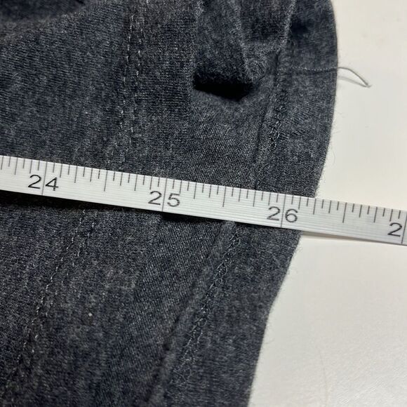 𝅺caren Sport gray short sleeve T-shirt lace embellished sleeves scoop neck SZ 3X - Picture 8 of 8